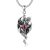 CEKAMA Cross Sword Dragon Necklace