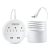 15FT Extension Cord with USB – 2 to 3 Prong Adapter