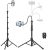 Flexible 85” Phone Tripod Stand: Remote Control