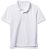 Boys’ Performance Uniform Polo Shirt – White (Sizes 10-12)