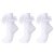 Women’s Big Ruffle Lace Turn Cuff Socks – 3 Pairs White