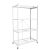Origami R5 4-Shelf Heavy-Duty Folding Storage Rack – White