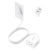 TROND 2-Prong to 3-Prong Extension Cord with 3 Outlets