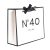 40th Birthday Keepsake Gift Bag for Her