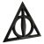 Harry Potter Deathly Hallows Car Emblem – Matte Black 3D