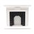 SXFSE 1:12 Dollhouse Vintage Wooden Fireplace