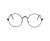 Wizard Costume Glasses: Round Wire Dress-Up Accessory