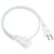 2FT Polarized 2-Prong Extension Cord – Flat Plug