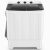 Nictemaw Portable Twin Tub Washer Dryer – 30lbs