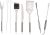 Home-Complete BBQ Grill Tool Set – 7 Utensils with Carrying Case
