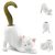 Ceramic Tailless Cat Succulent Pot