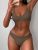 ZAFUL Women’s Scoop Neck Bikini Crop Top