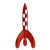 Moulinsart Moon Rocket Model – Red and White