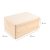 Large Wooden Storage Box: Creative Unpainted Gift Idea