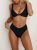 V Neck Knot Front Push Up Bikini Set