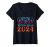 Women’s Riviera Maya Beach Sunglasses V-Neck T-Shirt 2024