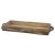 Stonebriar Rustic Wood Bark Serving Tray w/ Metal Handles