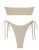 ZAFUL Metal Ring Bandeau Bikini Set