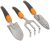Fiskars Ergo Garden Tool Set – Black/Orange
