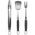3 Piece Stainless Steel BBQ Grill Tool Set