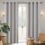 Joydeco 100% Blackout Curtains – Textured, Thermal Drapes