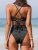 CUPSHE Women’s Scalloped V Neck Bikini Set
