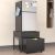 GDLF Heavy Duty Mini Fridge Stand with Rolling Cabinet