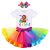 Watermelon 2nd Birthday Outfit – Romper Tutu Set