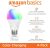 Amazon Basics Multicolor Smart LED Bulbs 4-Pack