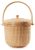 Nantucket Style Picnic Basket – Handmade Rattan Tote