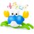 Crawling Crab Baby Toy – Music, Lights & Movement for Tummy Time
