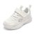 Balabala Kids Lightweight Tennis Sneakers – White Mesh
