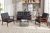 JIASTING Mid-Century Loveseat & Accent Chairs Set – Black