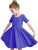 Stelle Girls’ Royal Blue Skater Dress | Knee-Length Casual