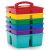 Storex Classroom Caddy (6-Pack) – Assorted Colors