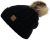 C.C Cable Knit Fleece Lined Beanie: Cozy Winter Hat Gift