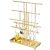 MyGift 5-Tier Gold Tabletop Jewelry Organizer