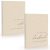 His & Hers Wedding Vow Books – Linen Hardcover Set