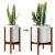 MUDEELA Adjustable Bamboo Plant Stand