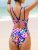 CUPSHE V Neck Tummy Control Swimsuit