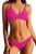 ZAFUL Women’s Solid Bralette Bikini Set