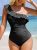 Dokotoo One Piece Swimsuit: Elegant One-Shoulder Ruffle Design