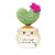 Handmade Crochet Cactus Plush Plant Get Well Gift for Women