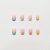 Colorful Floral Design Press On Nails 24Pcs