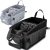 Kids Car Organizer with Tissue & Cup Holder – Black