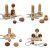 Wooden Threading Rope Loop Brain Teaser Puzzle