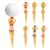 KOFULL Colored Golf Tees – 3 Inch Novelty Tees