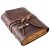 Vintage Leather Journal: Handmade Deckle Edge Sketchbook