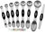 Magnetic Measuring Spoons Set – Stainless Steel Baking Gadget