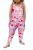 Girls’ Back to School Jumpsuit – Harem Pants with Pockets
